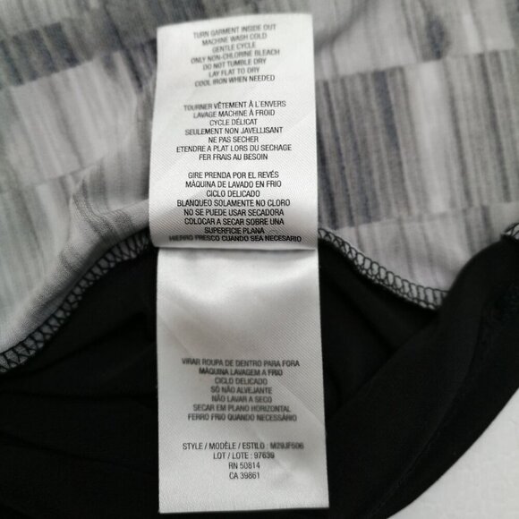 2 / $30.00 - Tahari Ladies Size Large Grey & Black Pattern Sleeveless Tank top - Picture 8 of 10